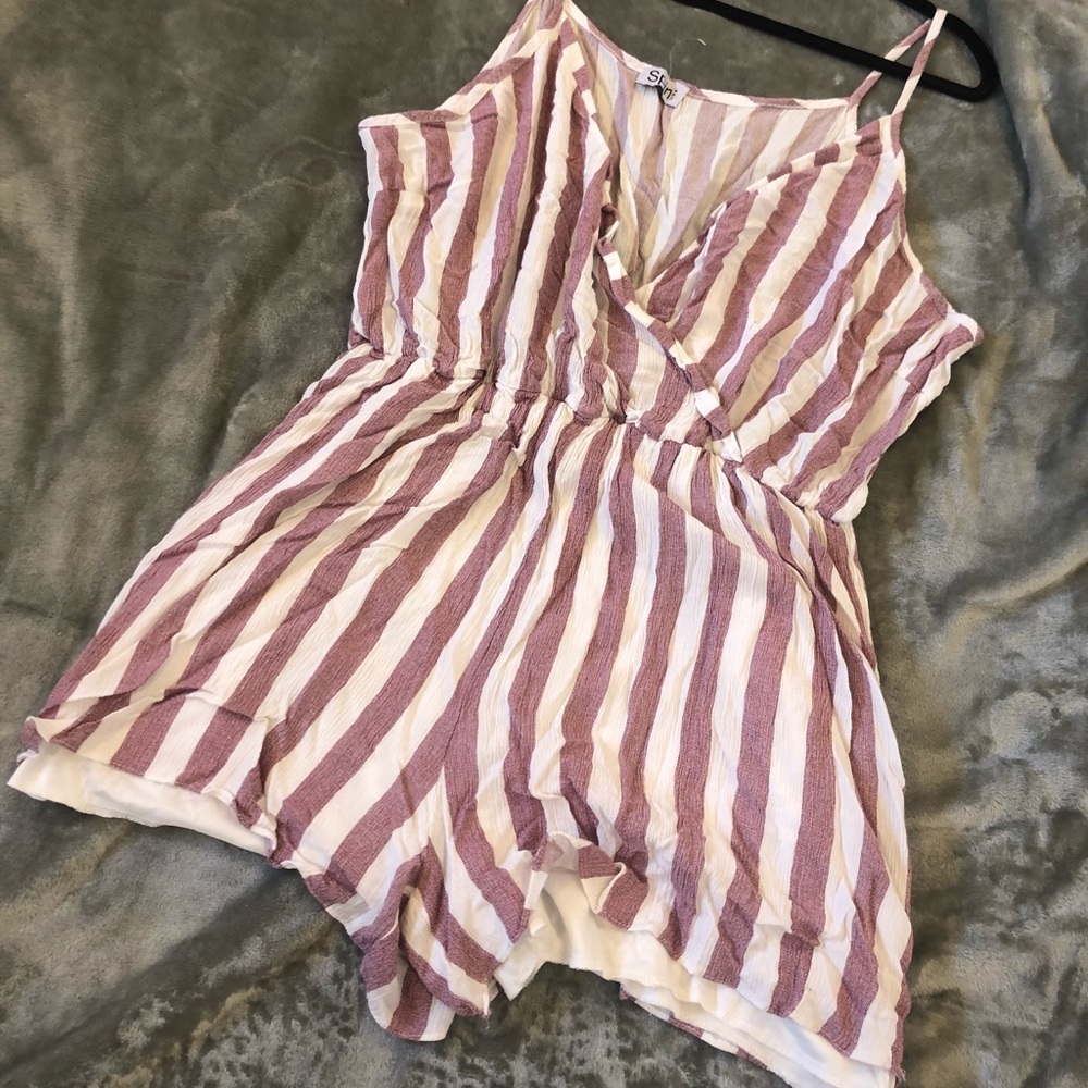 NWOT forever 21 striped romper